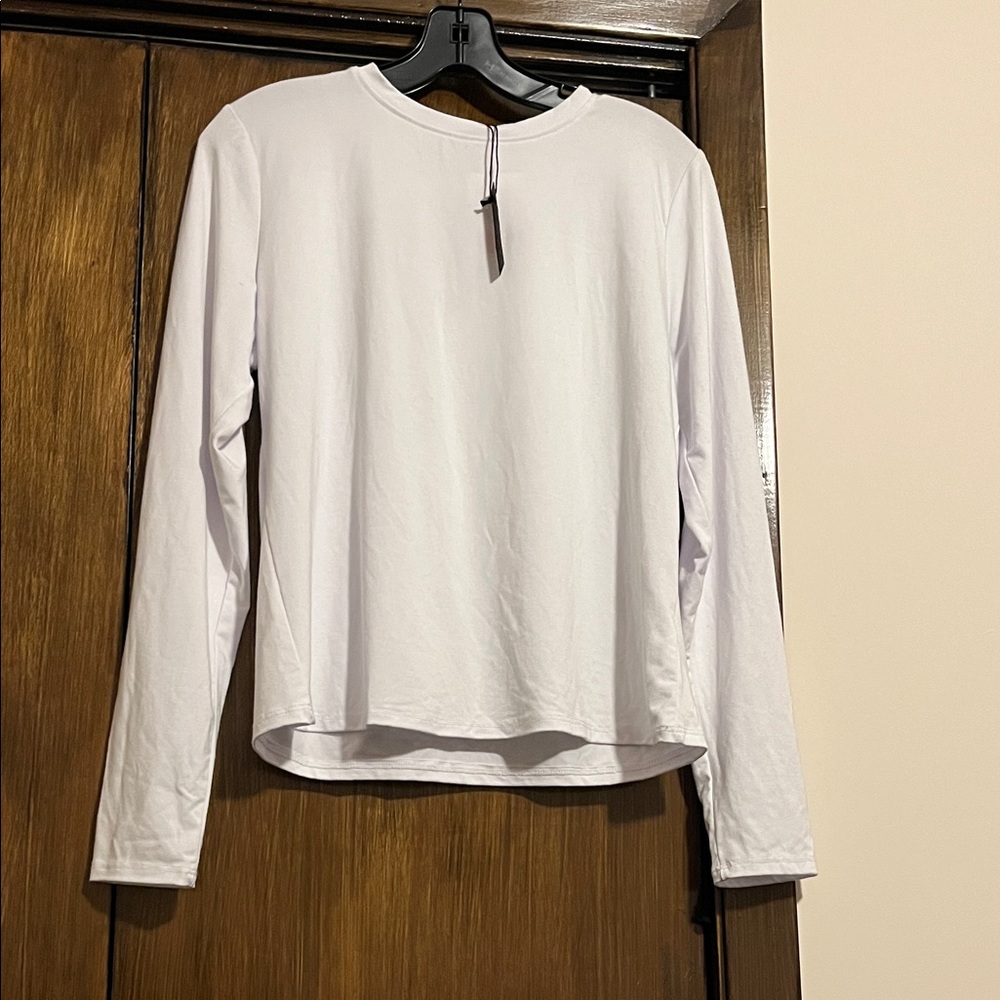 Studio White Long Sleeve Tee